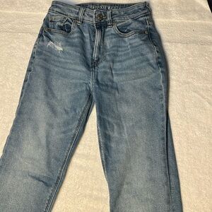 American eagle straight leg jeans size 00 long